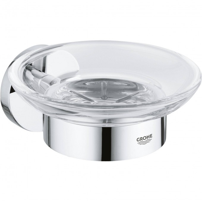 Мыльница GROHE ESSENTIALS с держателем, хром () 40444001 Мыльница GROHE ESSENTIALS с держателем, хром () 40444001
