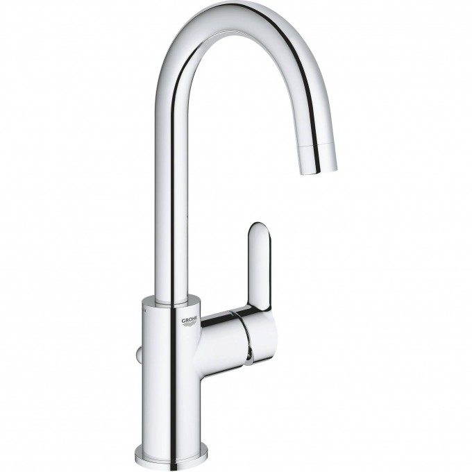 Смеситель для раковины GROHE BAUEDGE с донным клапаном, L-Size, хром 23760000 Смеситель для раковины GROHE BAUEDGE с донным клапаном, L-Size, хром 23760000