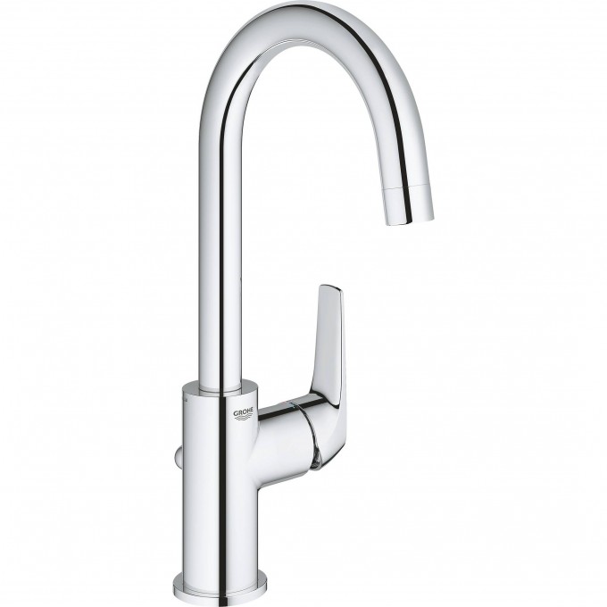 Смеситель для раковины GROHE BAUFLOW с донным клапаном, L-Size, хром () 23753000 Смеситель для раковины GROHE BAUFLOW с донным клапаном, L-Size, хром () 23753000