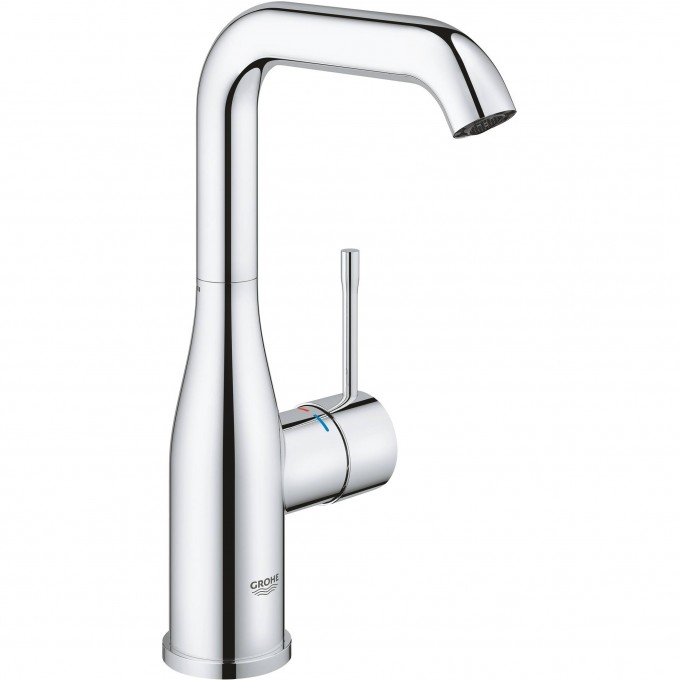 Смеситель для раковины GROHE ESSENCE NEW с нажимным донным клапаном, размер L, хром () 23799001 Смеситель для раковины GROHE ESSENCE NEW с нажимным донным клапаном, размер L, хром () 23799001